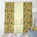 Paradise velvet door curtains set of 2 in Illuminating